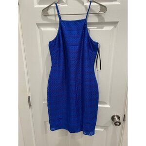 NEW Bebe Blue Lace Dress